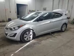 Salvage cars for sale at Madisonville, TN auction: 2016 Hyundai Elantra SE