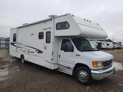 Salvage cars for sale from Copart Elgin, IL: 2003 Ford Econoline E450 Super Duty Cutaway Van