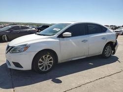 Salvage cars for sale at Grand Prairie, TX auction: 2017 Nissan Sentra S