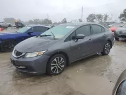 Honda salvage cars for sale: 2015 Honda Civic EX