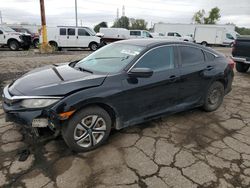 Honda salvage cars for sale: 2016 Honda Civic LX