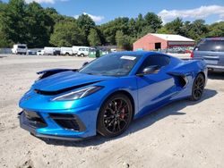 Salvage cars for sale at Mendon, MA auction: 2024 Chevrolet Corvette Stingray 2LT