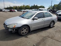 Salvage cars for sale at Denver, CO auction: 2007 Honda Accord EX