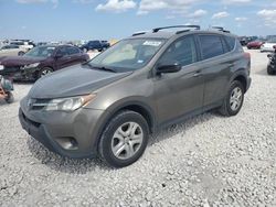 Salvage cars for sale at Taylor, TX auction: 2015 Toyota Rav4 LE