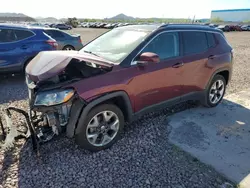 Jeep Vehiculos salvage en venta: 2021 Jeep Compass Limited