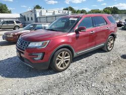 Salvage cars for sale at Prairie Grove, AR auction: 2016 Ford Explorer Limited