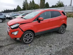 Ford salvage cars for sale: 2019 Ford Ecosport Titanium