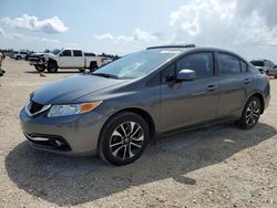 Salvage cars for sale at Arcadia, FL auction: 2013 Honda Civic EXL