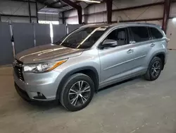 2016 Toyota Highlander XLE en venta en West Warren, MA