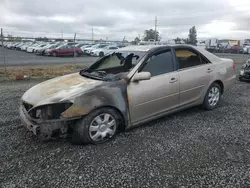 Salvage vehicles for parts for sale at auction: 2002 Toyota Camry LE