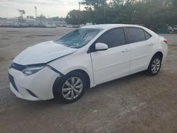 Salvage cars for sale from Copart Lexington, KY: 2014 Toyota Corolla L