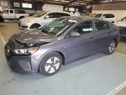 Salvage cars for sale at East Granby, CT auction: 2019 Hyundai Ioniq Blue