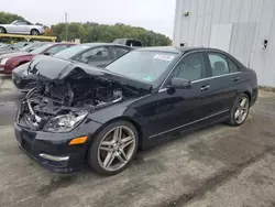 Mercedes-Benz salvage cars for sale: 2013 Mercedes-Benz C 300 4matic