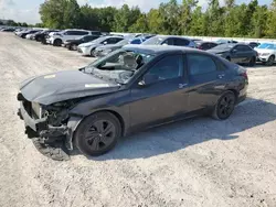 Salvage cars for sale at Houston, TX auction: 2021 Hyundai Elantra SEL