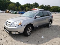 Salvage cars for sale at Mendon, MA auction: 2010 Subaru Outback 2.5I Premium