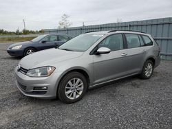 Salvage cars for sale at Ottawa, ON auction: 2015 Volkswagen Golf Sportwagen TDI S