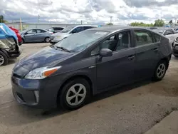 Salvage cars for sale at Dyer, IN auction: 2013 Toyota Prius