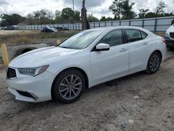 Salvage cars for sale at Riverview, FL auction: 2019 Acura TLX