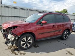 Salvage cars for sale at auction: 2018 Subaru Forester 2.5I Premium