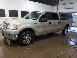 Ford salvage cars for sale: 2007 Ford F150 Supercrew