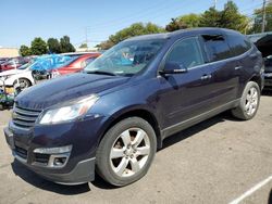 Chevrolet salvage cars for sale: 2017 Chevrolet Traverse LT