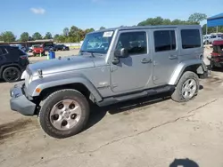 Jeep salvage cars for sale: 2013 Jeep Wrangler Unlimited Sahara