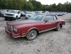 Chevrolet Montecarlo salvage cars for sale: 1980 Chevrolet Montecarlo