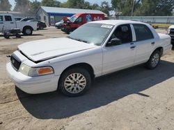 Salvage cars for sale at Wichita, KS auction: 2003 Ford Crown Victoria LX