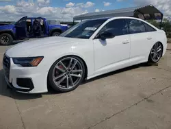 Salvage cars for sale from Copart Grand Prairie, TX: 2021 Audi S6 Prestige