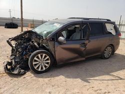 Vehiculos salvage en venta de Copart Andrews, TX: 2011 Toyota Sienna LE