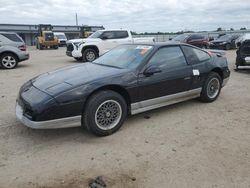 Salvage cars for sale at Harleyville, SC auction: 1987 Pontiac Fiero GT