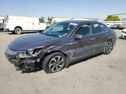 Salvage cars for sale from Copart Bakersfield, CA: 2016 Honda Accord EX