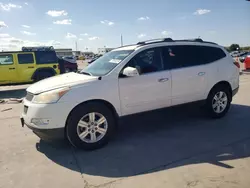 Salvage cars for sale at Grand Prairie, TX auction: 2010 Chevrolet Traverse LT