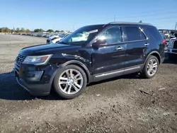 Salvage cars for sale at Eugene, OR auction: 2016 Ford Explorer Limited