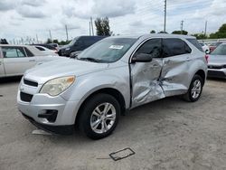 Salvage cars for sale at Miami, FL auction: 2015 Chevrolet Equinox LS