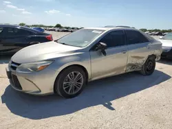 Salvage cars for sale at San Antonio, TX auction: 2015 Toyota Camry LE