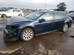 Salvage cars for sale at Woodhaven, MI auction: 2018 Toyota Camry L