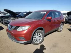 Vehiculos salvage en venta de Copart Brighton, CO: 2016 Nissan Rogue S