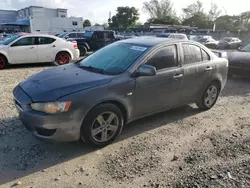 Salvage cars for sale at Opa Locka, FL auction: 2008 Mitsubishi Lancer ES