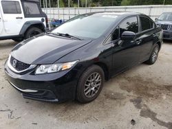 Salvage cars for sale at Savannah, GA auction: 2015 Honda Civic LX