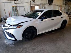 Salvage cars for sale at Casper, WY auction: 2022 Toyota Camry Night Shade