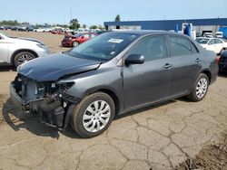 Salvage cars for sale at Woodhaven, MI auction: 2012 Toyota Corolla Base