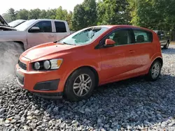 Chevrolet salvage cars for sale: 2012 Chevrolet Sonic LT