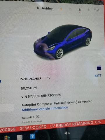 2022 Tesla Model 3