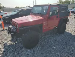 Salvage cars for sale at Barberton, OH auction: 2000 Jeep Wrangler / TJ Sport