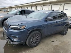 Salvage cars for sale at Louisville, KY auction: 2021 Jeep Cherokee Latitude LUX