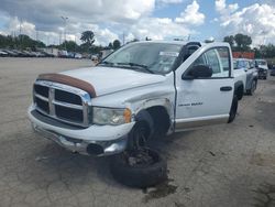 Salvage cars for sale at Bridgeton, MO auction: 2004 Dodge RAM 1500 ST