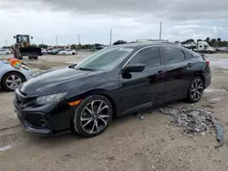 Salvage cars for sale at West Palm Beach, FL auction: 2019 Honda Civic SI