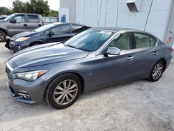 Salvage cars for sale at Apopka, FL auction: 2015 Infiniti Q50 Base