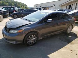 Salvage cars for sale at Louisville, KY auction: 2012 Honda Civic LX